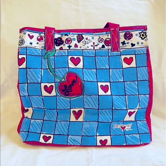 BRIGHTON Love Sparkle Canvas Tote - Picture 3 of 9